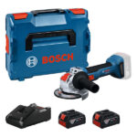 BOSCH VINKELSLIBER GWX 18V-8 125MM 2X4AH (06019N9102)