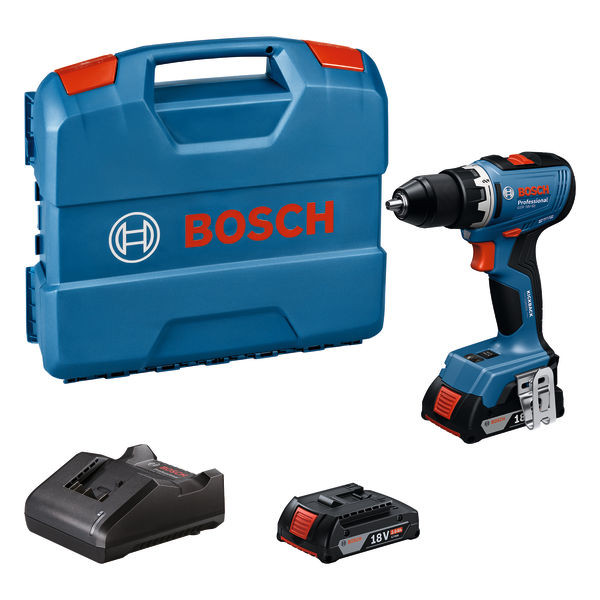 BOSCH BORE-/SKRUEMASKINE GSR 18V-65 2X2A (06019N3000)