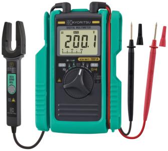 Kewmate 2001 – Multimeter med 100A AC/DC Ã¥ben strømtang