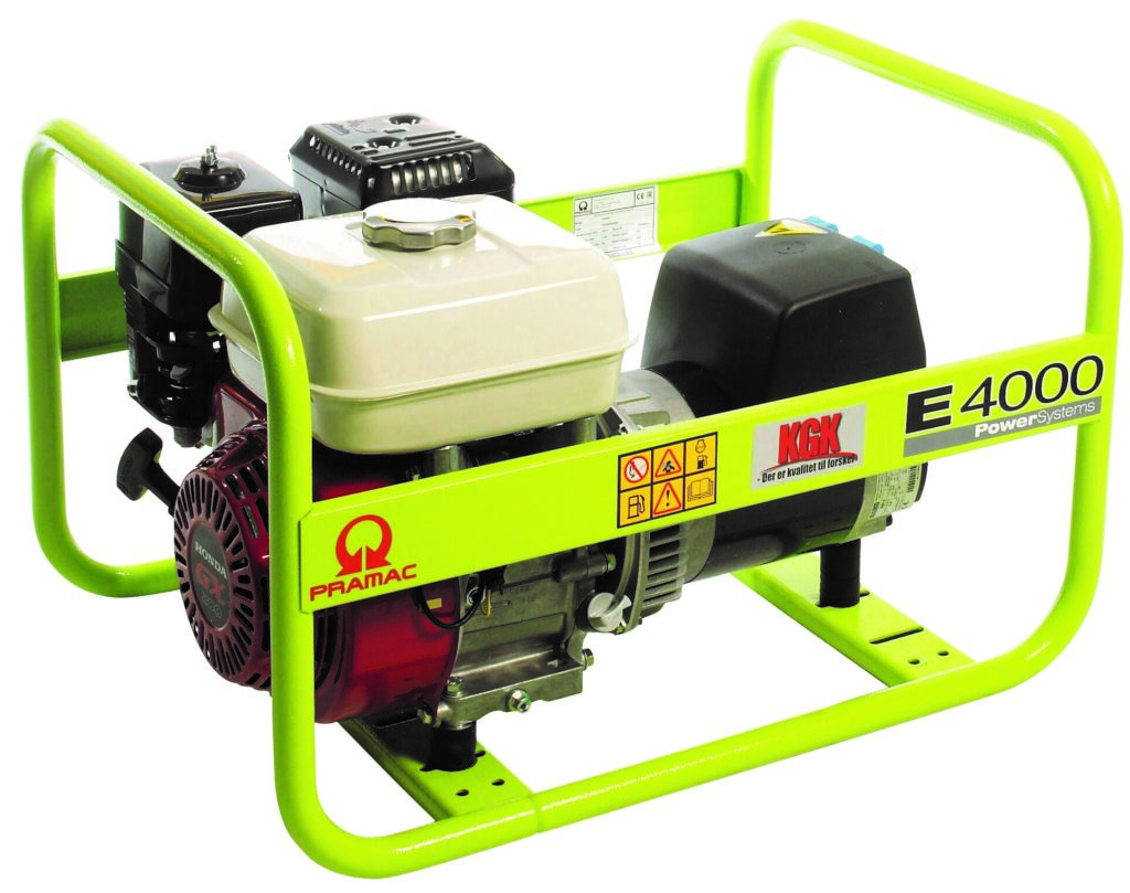 E4000 SHHPI Pramac generator – benzin 3,4kVa – 230V