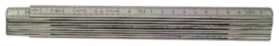 Tommestok aluminium A59-1-6  mm/mm, 1 m med 6 led
