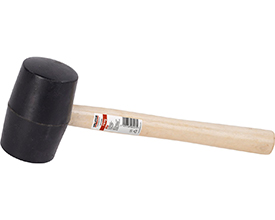 Gummihammer sort 450 gram – Ã 54 mm
