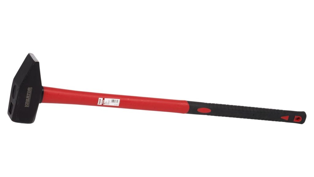 Smedehammer 4 kg. Med glasfiber skaft