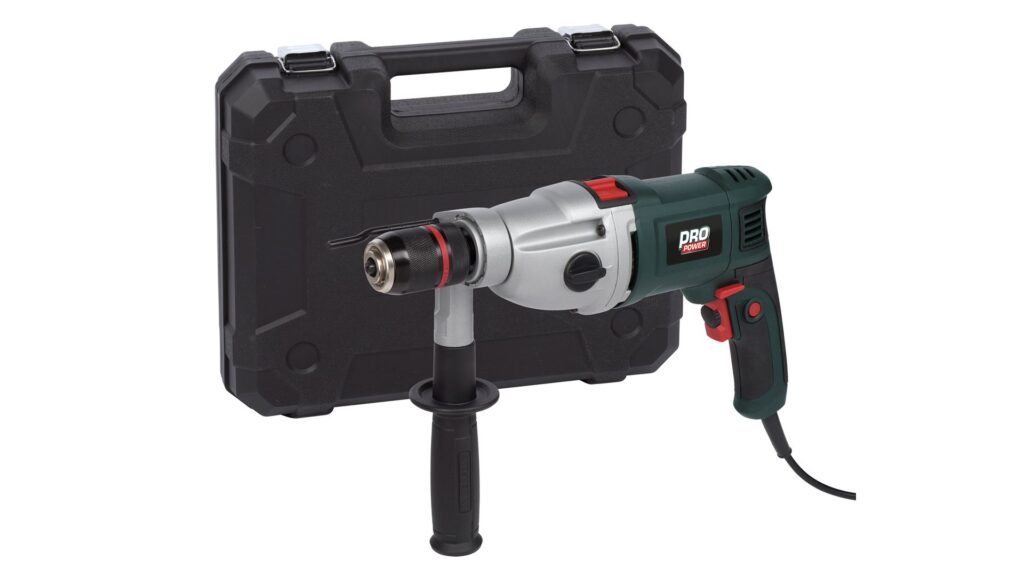 Slagboremaskine 1050 Watt i kuffert