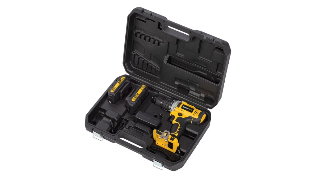 Slagboremaskine 20 Volt + 2 batterier