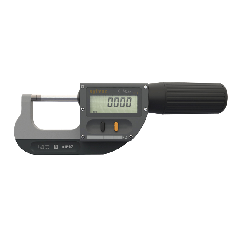 SYLVAC Digital Mikrometer S_Mike Pro IP67 66-102 mm cylindrisk Ã6,5 mm (903.1000)