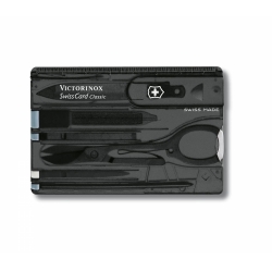 Victorinox Swisscard Classic, Onyx Transluce – sort – Multitool