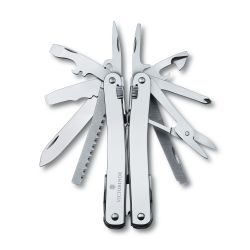 Victorinox Swisstool Spirit, In Leather Pouch With Pointed – Multitool