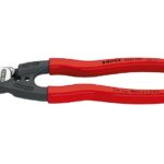 KNIPEX Stålwiresaks smedet betrukket med kunststof 190 mm