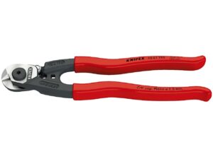 KNIPEX Stålwiresaks smedet betrukket med kunststof 190 mm