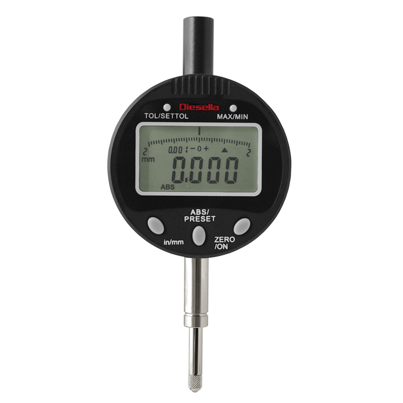 Digitalt måleur 25,4 mm x 0,001 med TOL-/Min-/Max-funktion