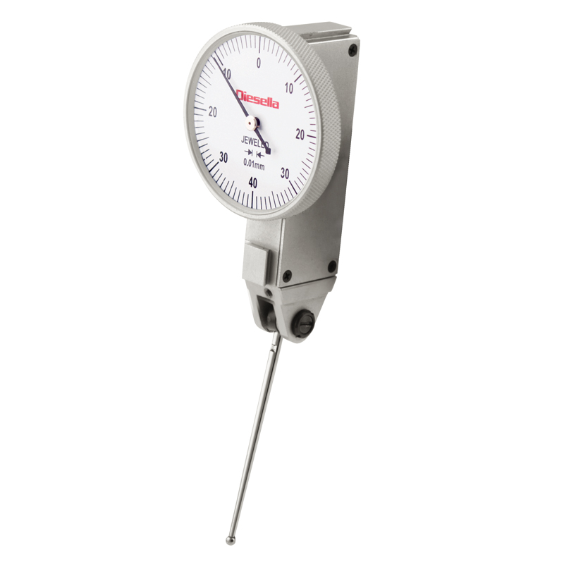 Vippeindikator 0,8×0,01 mm med 46,4 mm vippearm