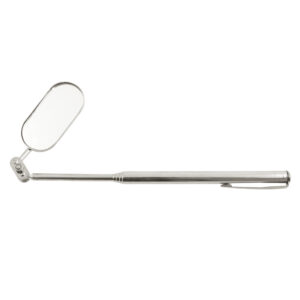 Inspektionsspejl 25×50 mm led-delt og med teleskop max L=430 mm