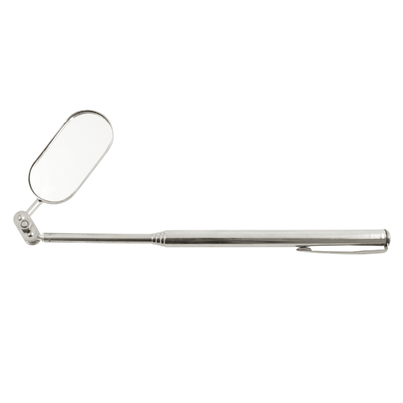 Inspektionsspejl 25×50 mm led-delt og med teleskop max L=430 mm