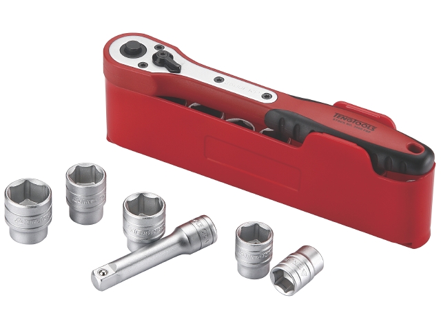 Topnøglesæt 1/4"  Teng Tools M1413N1