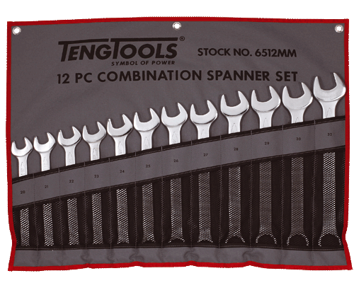 5,5-19mm – Tengtools Ringgaffelnøglesæt