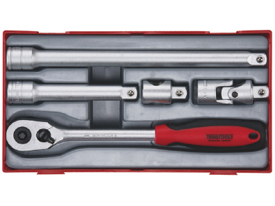 Skraldenøglesæt med 1/2" â¡-fatning Teng Tools TT1205 – 5 dele