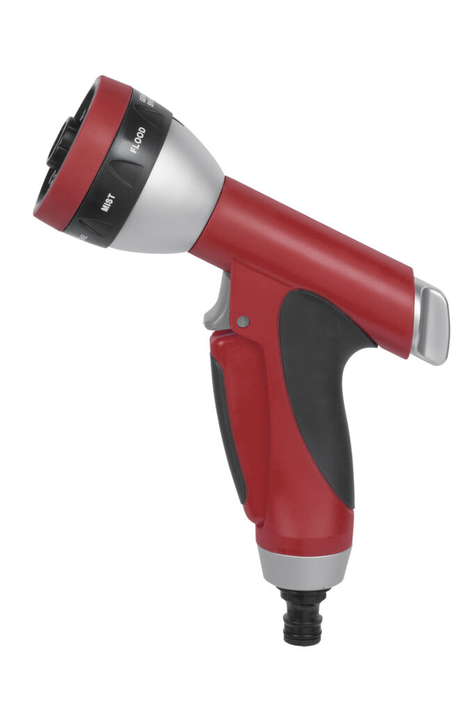 Brusepistol 7 funktioner i aluminium
