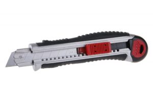 Hobbykniv 18 mm i metal afbryderkniv med sikkerhedslås