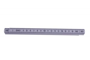 Plastik tommestok 1 m