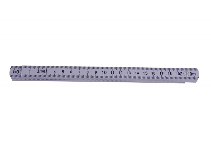 Plastik tommestok 1 m