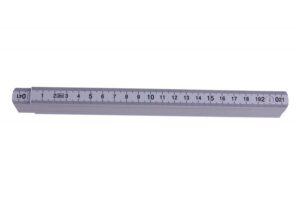 Plastik tommestok 2 m