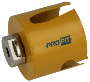Pro-Fit HM hulsav O71xL58 mm. m/ 10 mm. integreret adaptor