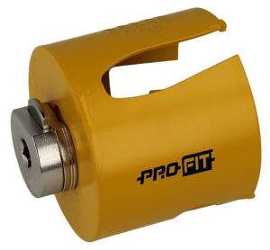 Pro-Fit HM hulsav O76xL58 mm. m/ 10 mm. integreret adaptor